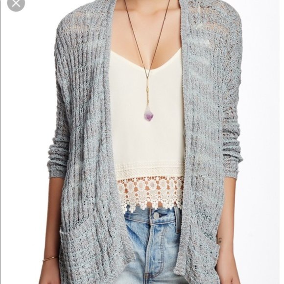 Free People Last Night Striped Cardigan XS - Picture 2 of 14